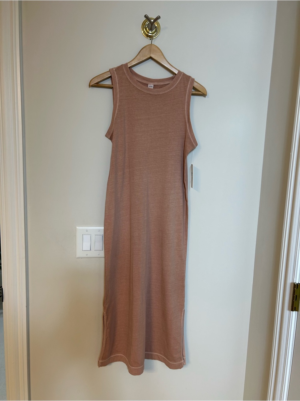Old Navy Sleeveless Maxi Dress in Dusty Rusty color
